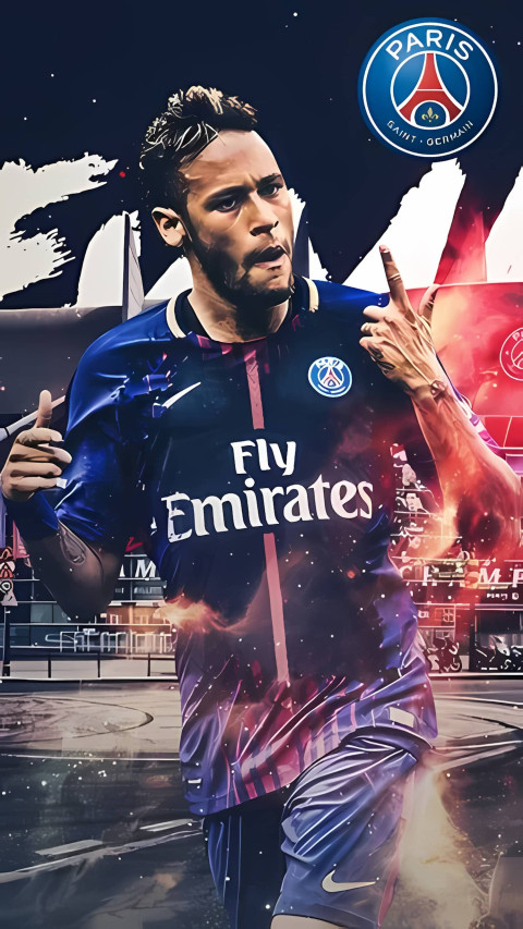 HD Neymar Portrait Picture Wallpaper For Android