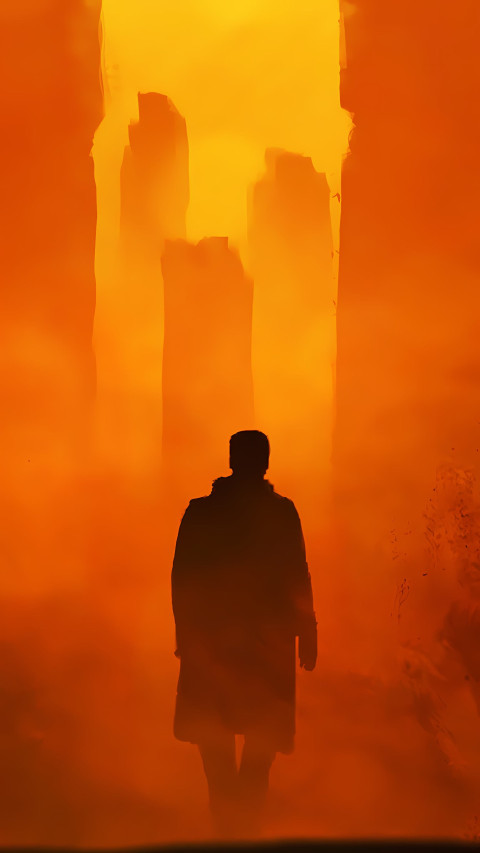 Bold Blade Runner 2049 Art Wallpaper