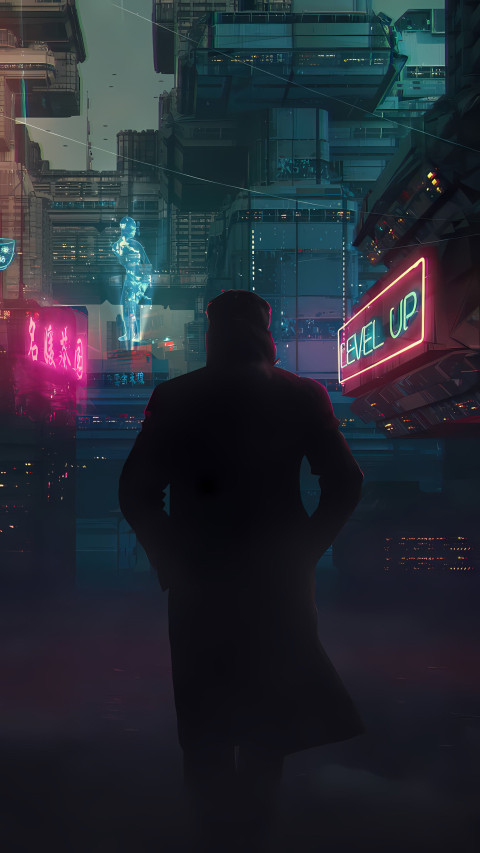Dark Blade Runner Photo Phone Wallpaper