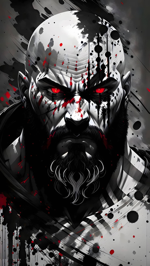 Download Kratos God of War Mobile Wallpaper