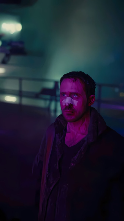Blade Runner Sad Mood Phone Wallpaper