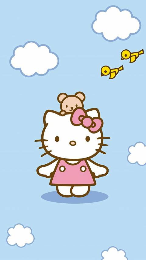 Kitty 4K Phone Wallpaper