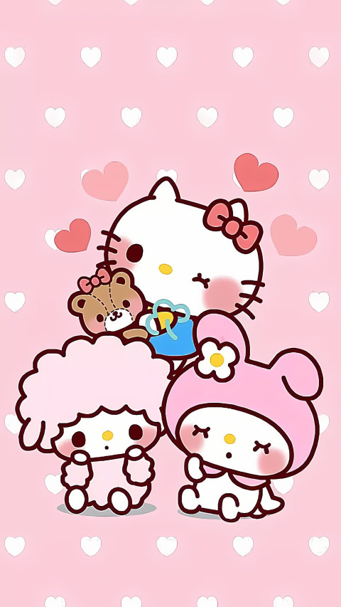 Sanrio Cozy Theme Wallpaper for Mobile