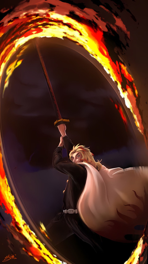 Rengoku Fire Breath Attack Mobile