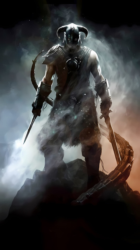 Skyrim Magic World Mobile Background