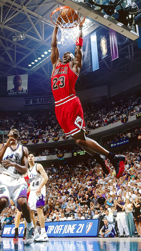 Michael Jordan Vintage Look Wallpaper