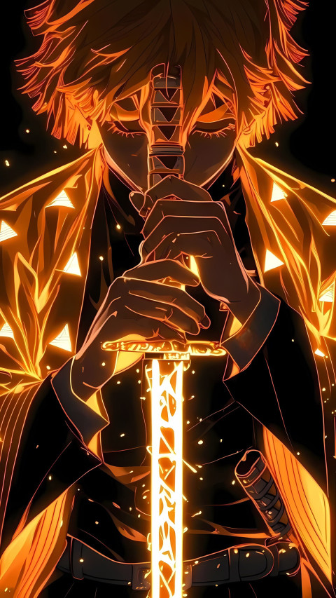 Warm Fire Glow Rengoku Mobile