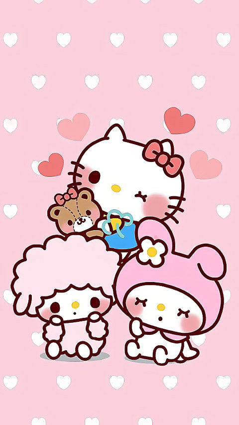 Sanrio Joyful Mood Mobile Wallpaper