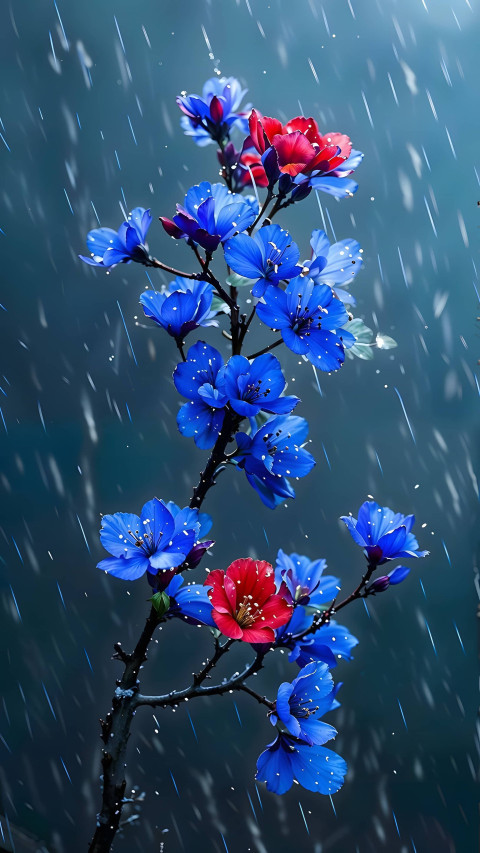 Colorful Flower Phone Wallpaper in 4K