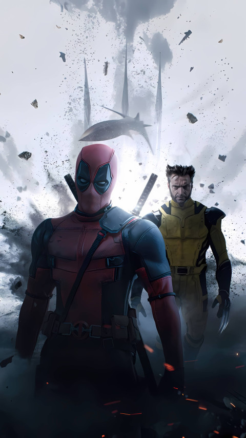 High Quality Deadpool & Wolverine Mobile Picture