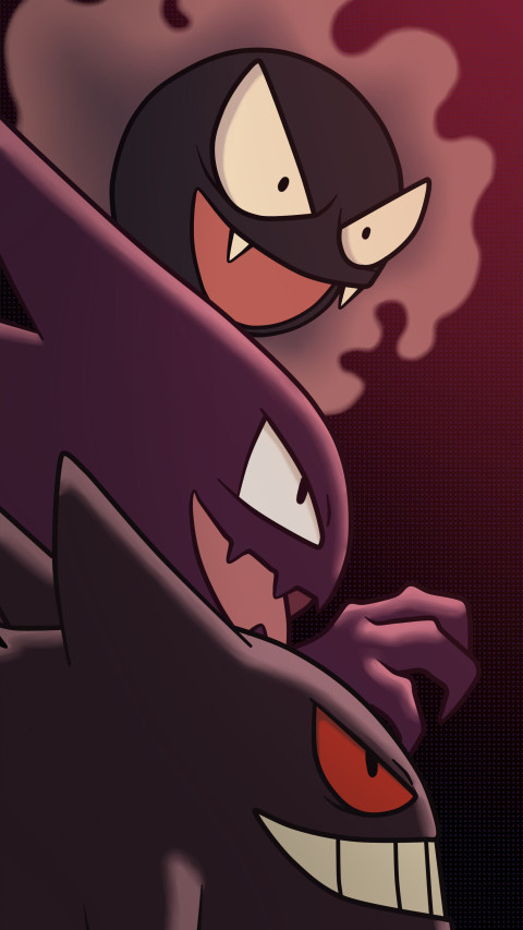 Cool Gengar Mobile Wallpaper for Fans