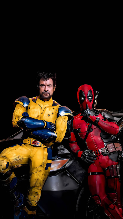 Wolverine & Deadpool Mobile Background for Fans