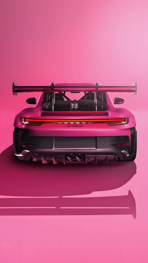 Download Gorgeous Pink Porsche 911 Car Wallpaper 4K