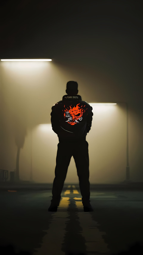 Night Neon Cyberpunk Wallpaper for Your Mobile Device