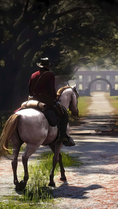 Tough Cowboy Riding Bull Image