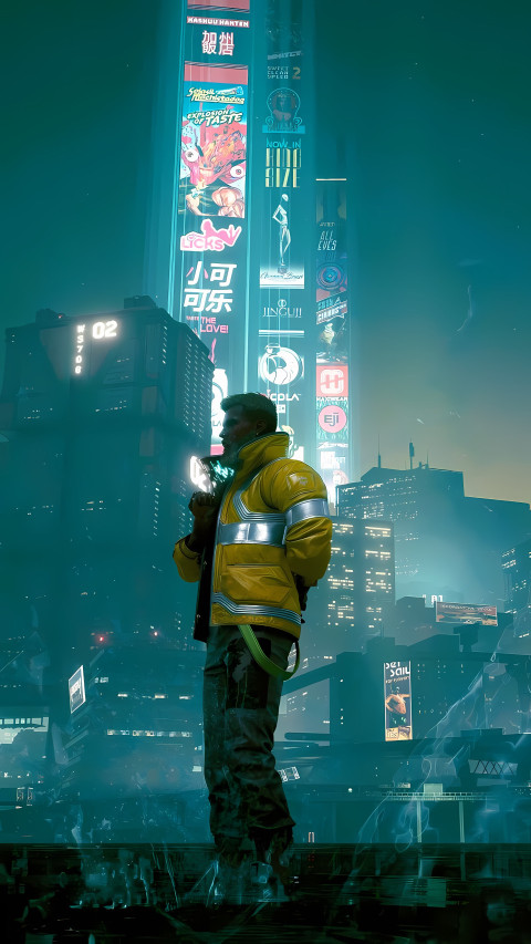 Download Stunning Cyberpunk Wallpaper for Phone 4K
