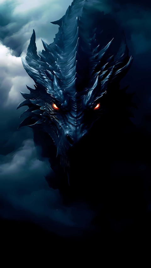 Angry Eyes Dinosaur Graphic Wallpaper