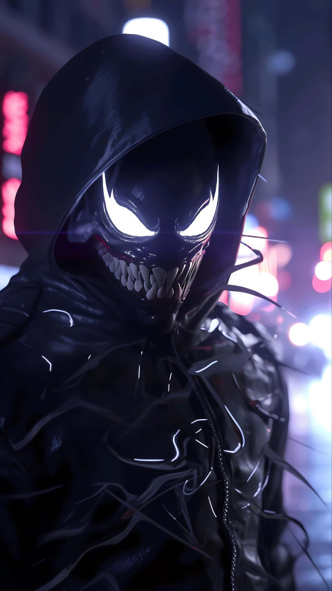 Venom Action Scene 4K Wallpaper