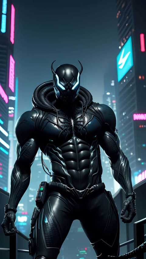 Venom Glossy Finish 4K Wallpaper