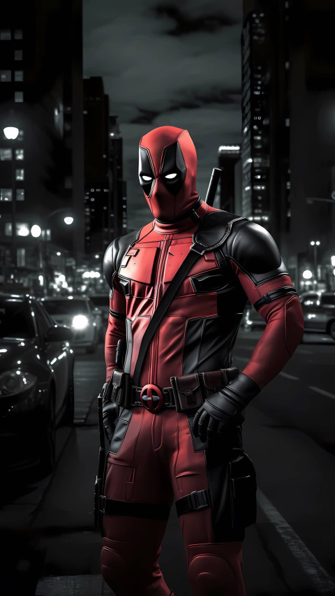 Fun Deadpool Wallpaper Design for Phone