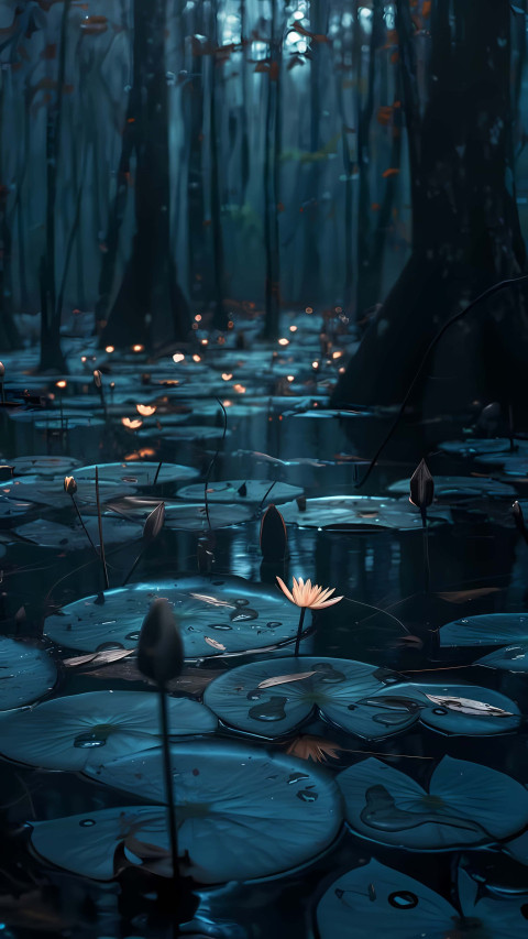 Beautiful Jungle Waterfall in the Heart of Nature