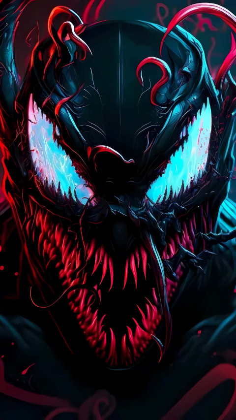 Black Venom Wallpaper in Full 4K