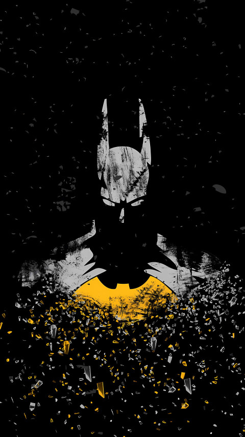 Batman in Classic Costume Wallpaper