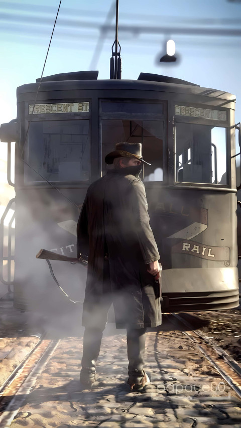 Cowboy Hero in Wild West Town