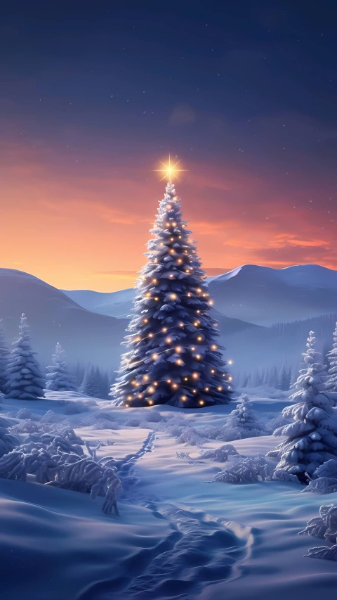 Stunning Winter Christmas Wallpaper for the Season
