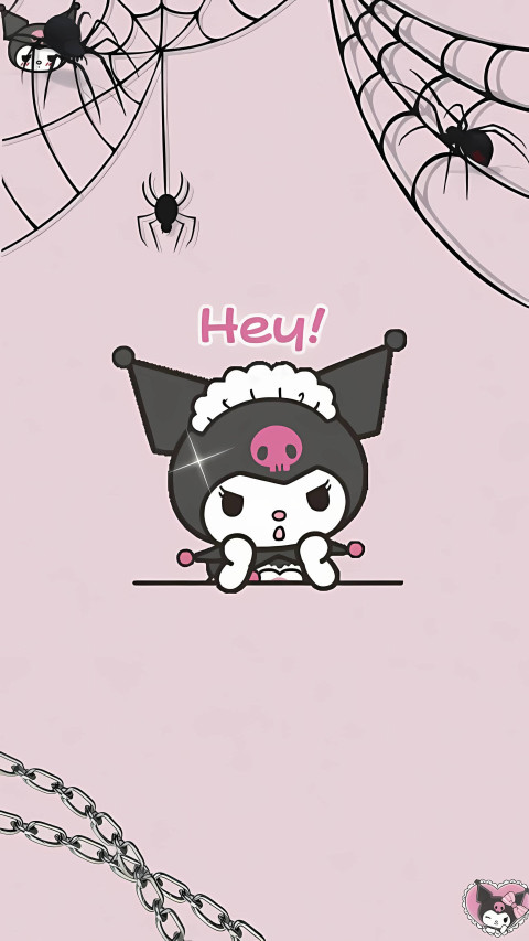 Kuromi Starry Night Mobile Image