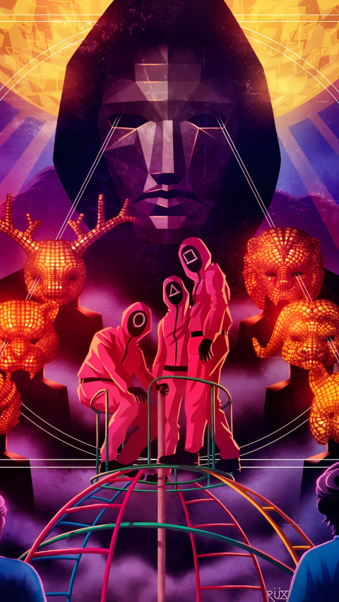 Squid Game VIPs Masked Characters Image