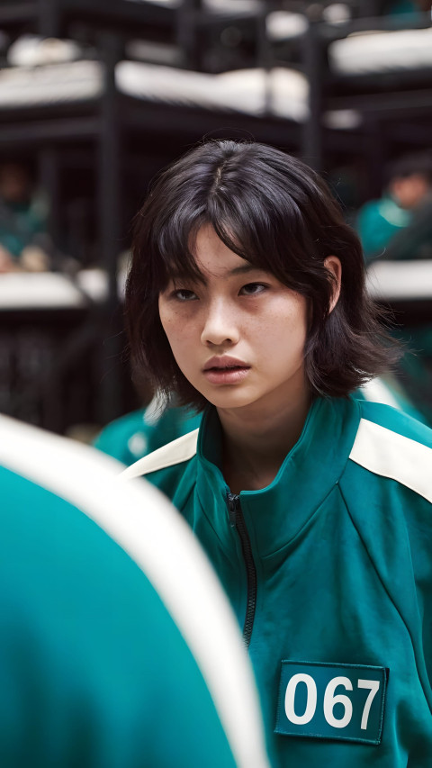 Player 067 Sae byeok Aesthetic 4K Wallpaper