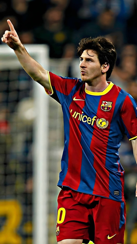 Lionel Messi Portrait 4K Wallpaper