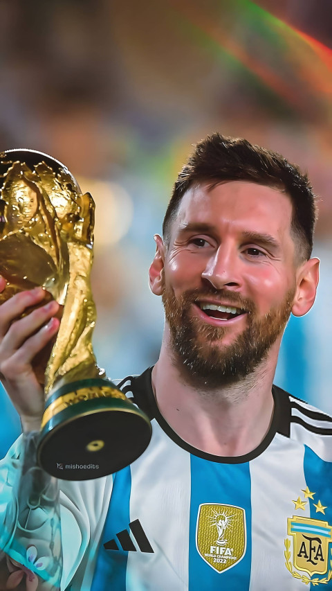 Messi World Cup Wallpaper 4K