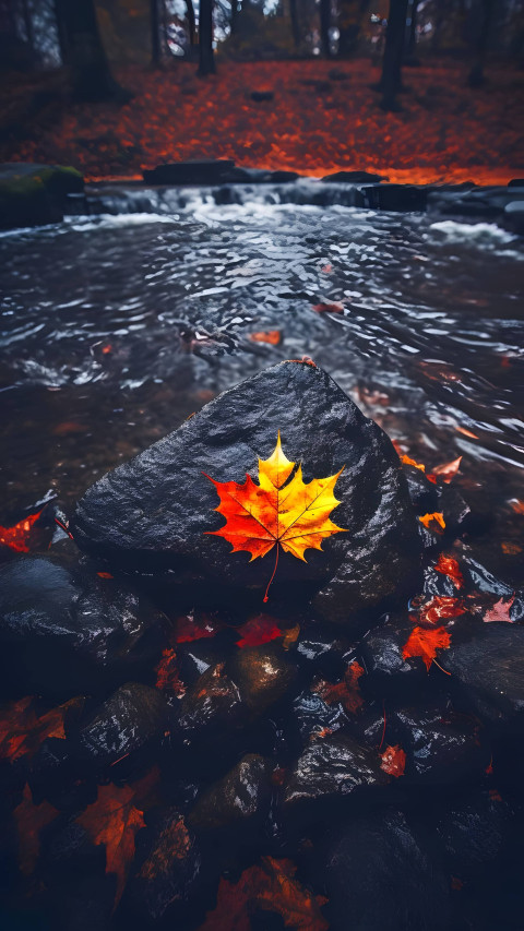 Cozy Fall Night Mobile Wallpaper