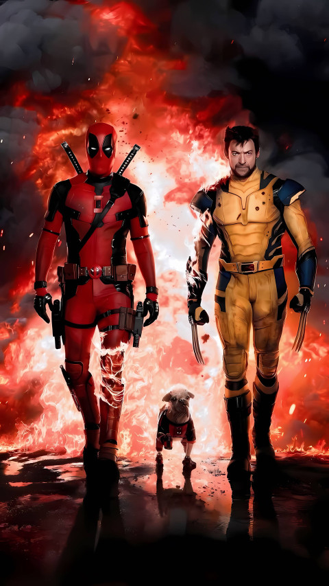 Top HD Deadpool & Wolverine Image for Mobile Phones