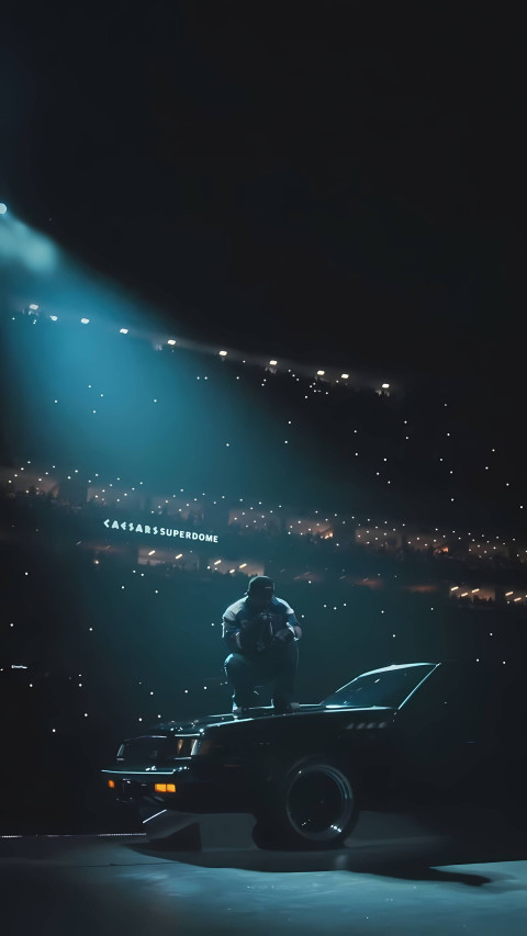 Energetic Kendrick Lamar Performance