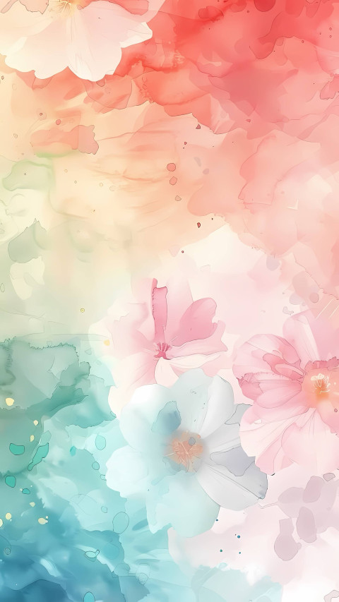 Stylish Watercolor Phone Background for a Unique Look