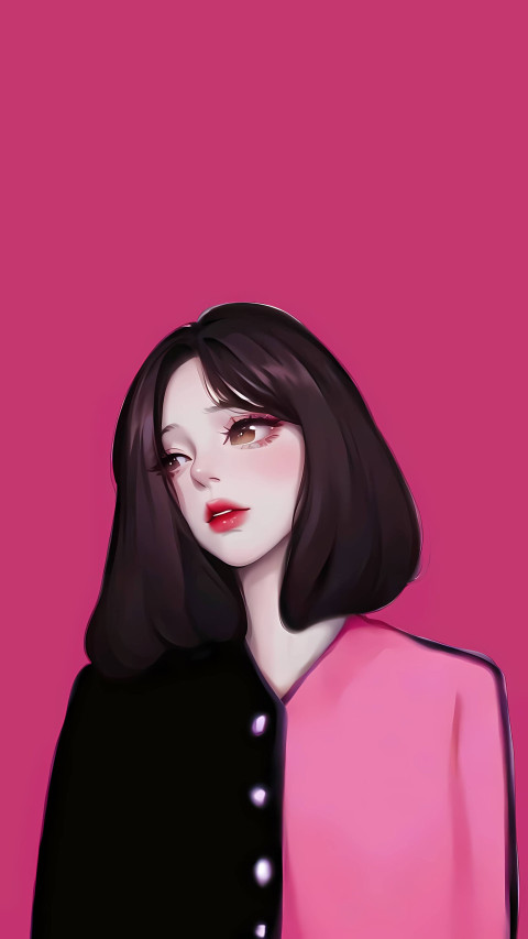 Adorable Pink Wallpaper for Your Mobile Display