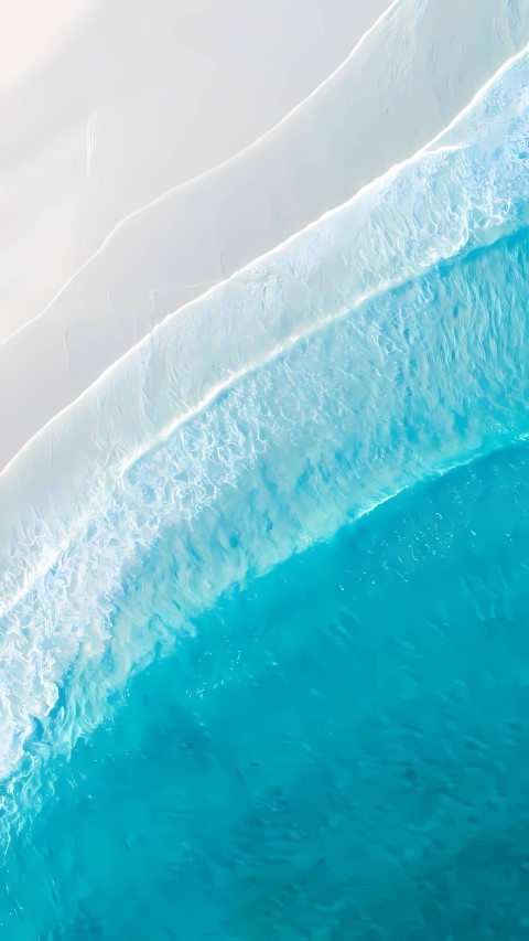 Peaceful Wave iPhone Wallpaper for a Relaxing Look 4K