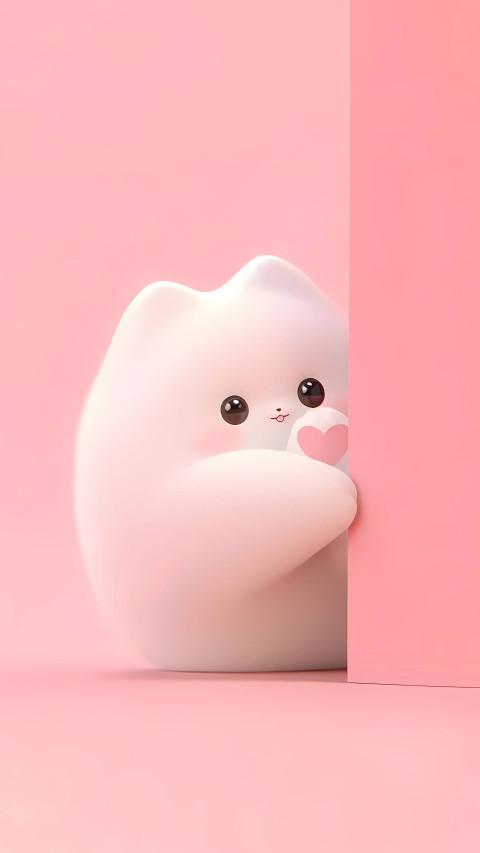 Lovely Pink Mobile Phone Wallpaper for Cute Phone