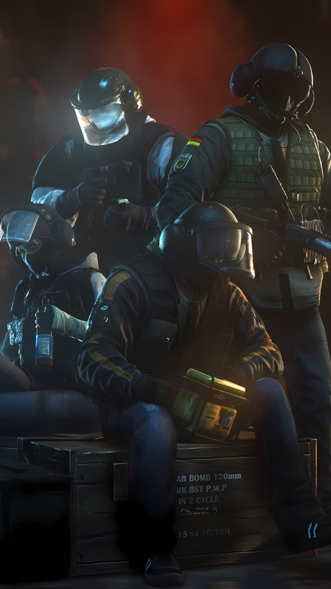 Rainbow Six Siege Phone 4K Scene