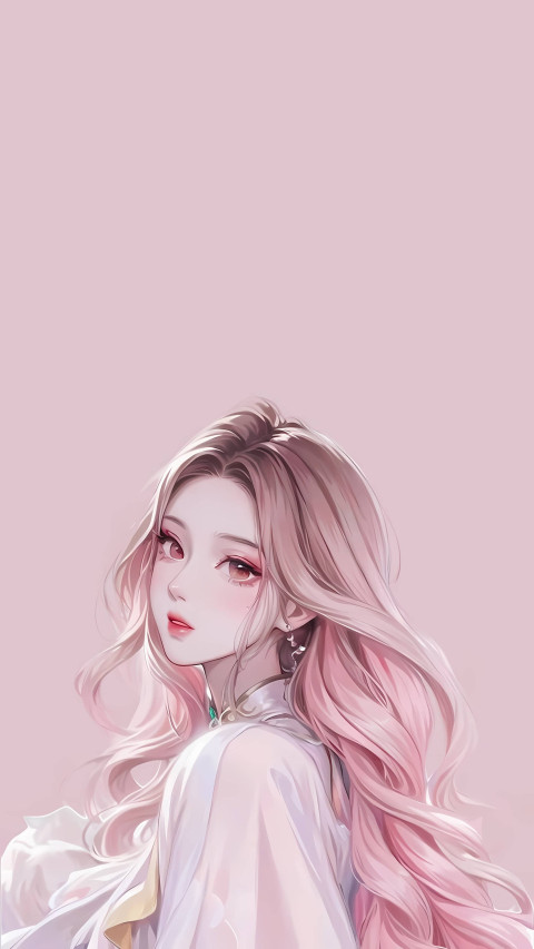 Trendy Pink Phone Wallpaper for Fashionable Mobile Screen