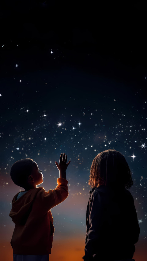 Kids Wallpaper for Phone with Bright Color