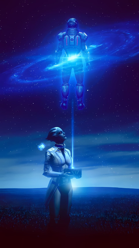 Epic Mass Effect Smartphone Art