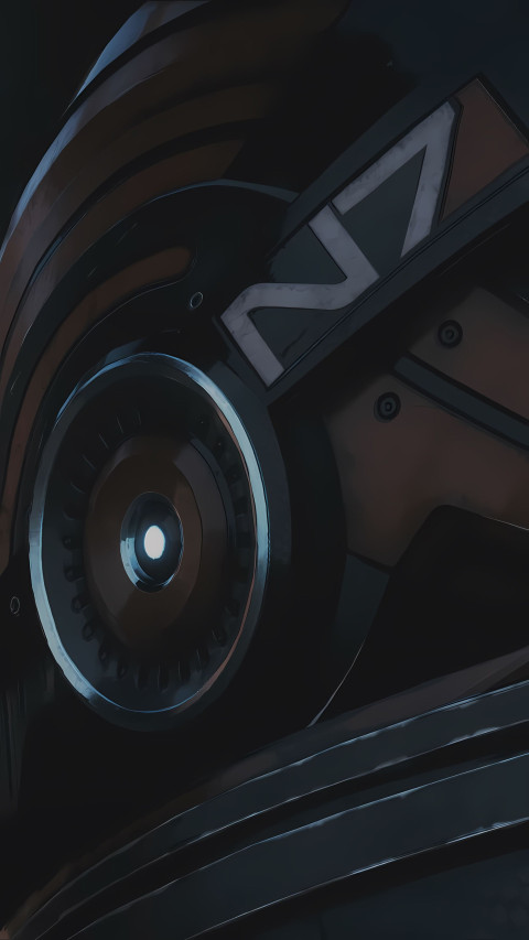 Mass Effect Phone 4K Wallpaper