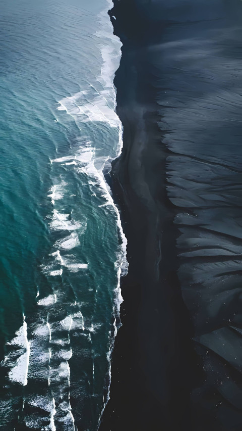 Relaxing Wave iPhone Background for Peaceful Moment