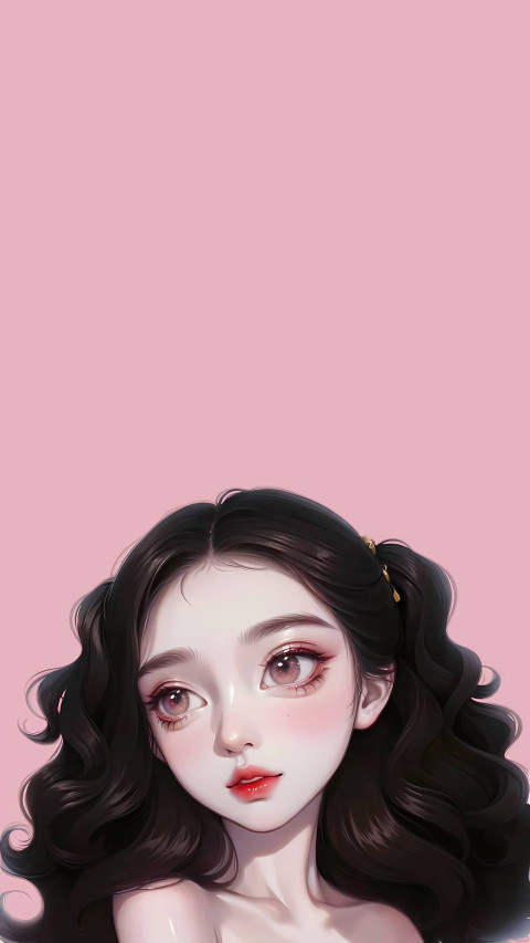 Soft Pink Aesthetic Phone Wallpaper for Mobile Device