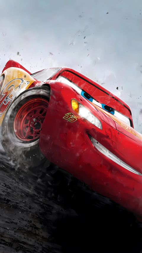Cars McQueen Bold Mobile Wallpaper