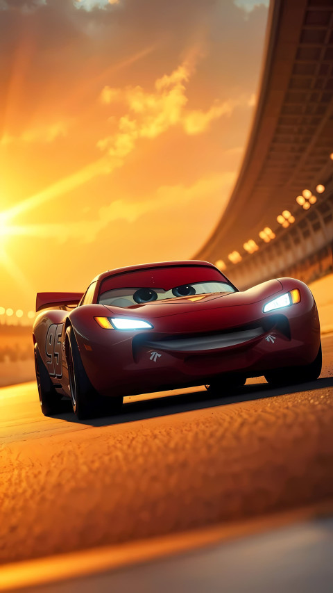 Lightning McQueen iPhone Sleek Pic